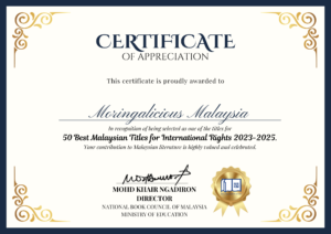 2025 - Moringalicious Malaysia: 50 Best Malaysian Titles for International Rights 2023-2025