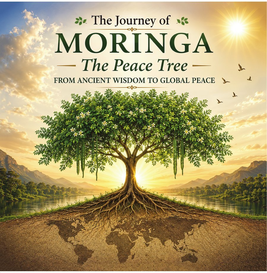 Cover of The Journey of Moringa: The Peace Tree by Mohana Gill