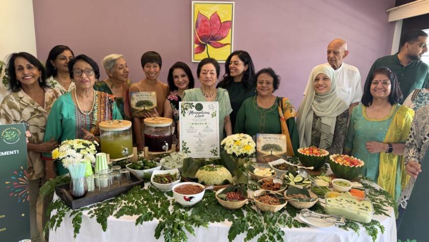 Aunty Mohana Gill with friends and guests at the Moringalicious Lunch, 12 September 2026