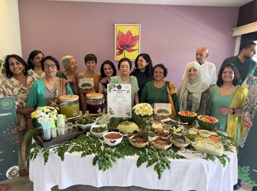 Aunty Mohana Gill with friends and guests at the Moringalicious Lunch, 12 September 2026